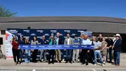 Wecom Fiber leaders, Town of Parker officials, and community partners cut the ribbon outside the Parker Municipal Center to celebrate the completion of Wecom Fiber’s fiber build in Parker.